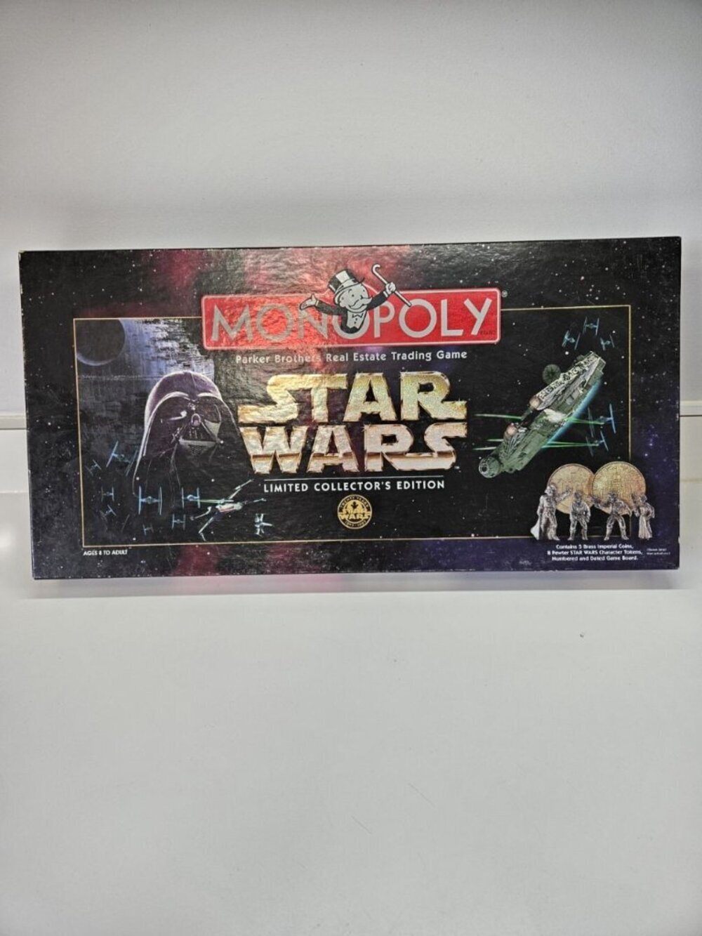 NEW Star Wars Monopoly 1997 Parker Brothers Limited Collectors Edition NOS
